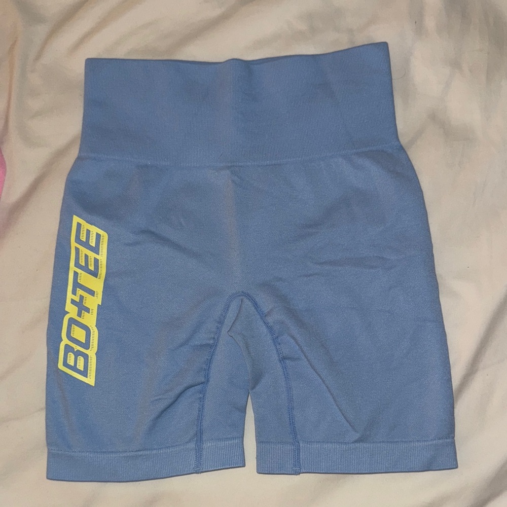 Bo+Tee Blue Bike Shorts